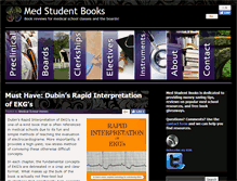 Tablet Screenshot of medstudentbooks.com